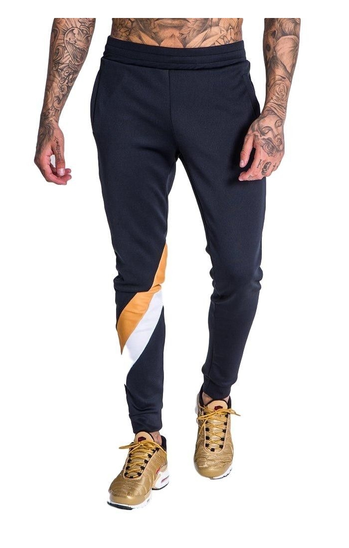 Pantalón chandal Gianni Kavanagh negro con rallas