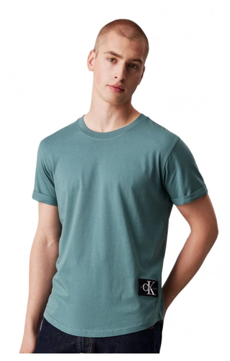 Camiseta Calvin Klein Badge Verde