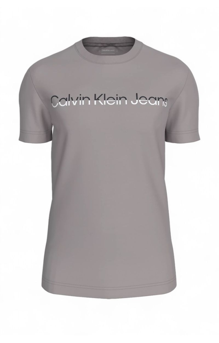 Camiseta Calvin Klein Institutional Logo Gris