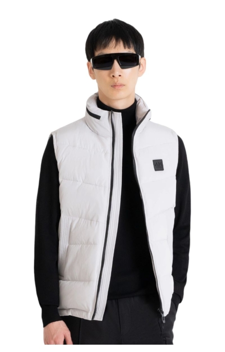 Chaqueta Sin Magas Antony Morato Blanca Regular Fit con Relleno