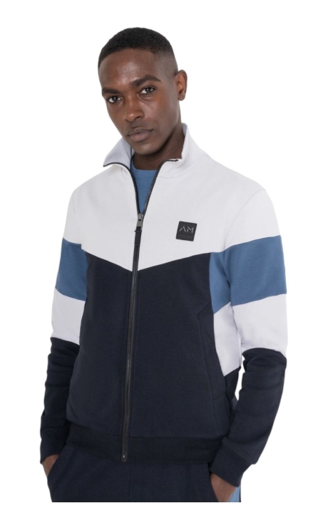 Sudadera con Cremallera Antony Morato Regular Fit con Bandas