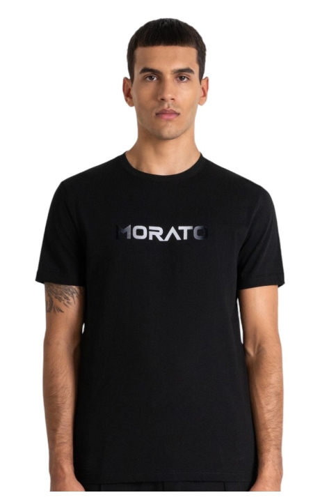 Camiseta Antony Morato Negra con logo Difuminado