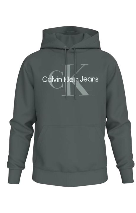 Sudadera Con Capucha Calvin Klein Verde Oscuro Monologo