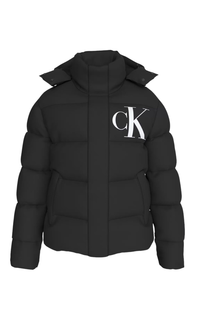 Chaquetón Calvin Klein Negra Non Down