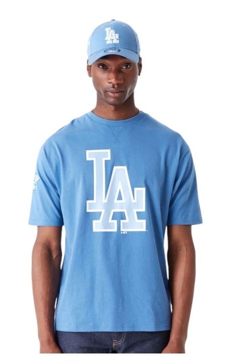 Camiseta New Era Azul Los Angeles Dodgers 1 World Series