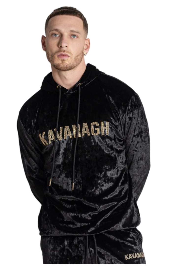 Sudadera Gianni Kavanagh con Capucha Precious Negro