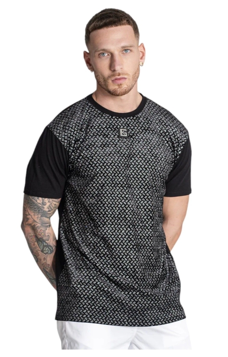 Camiseta Gianni Kavanagh VIP Plateada Negro