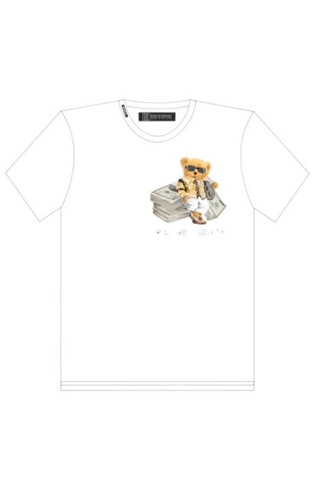 Camiseta OVDS Osito Rich Blanca