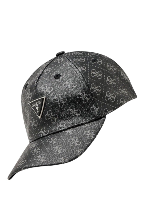 Gorra Guess Monograma Estampado Negro