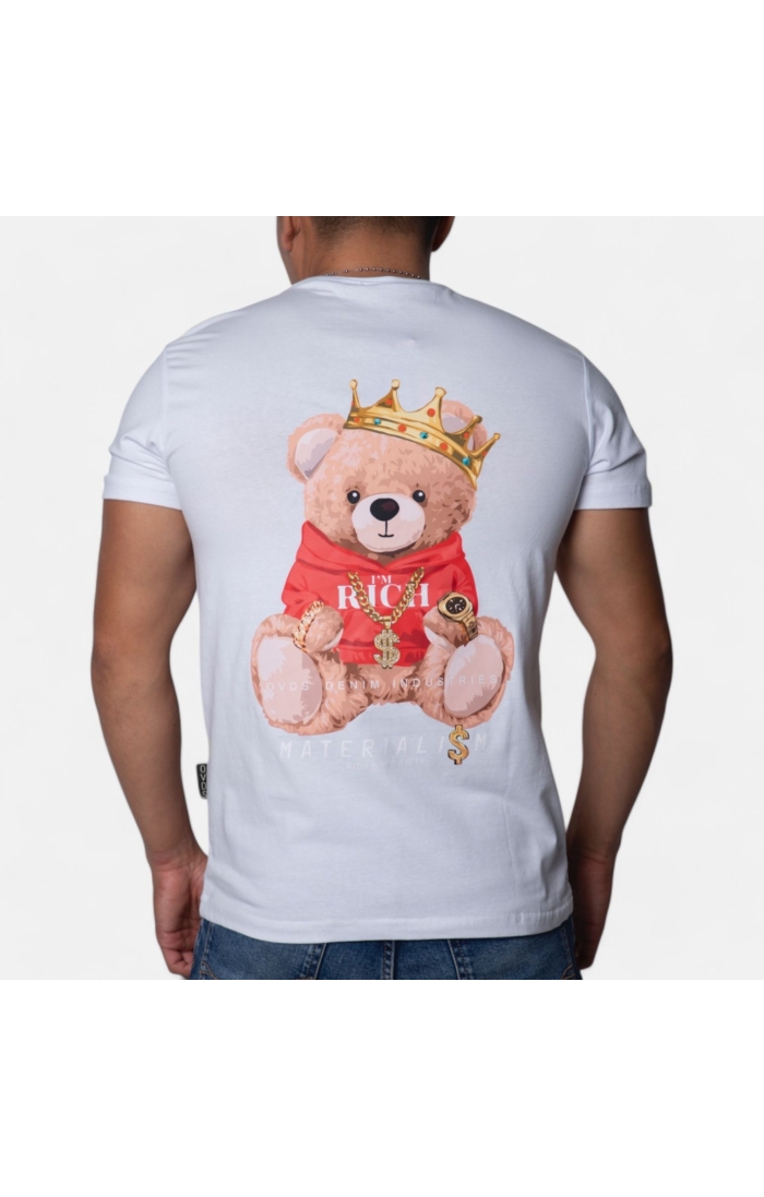 Camiseta OVDS Osito King Blanca