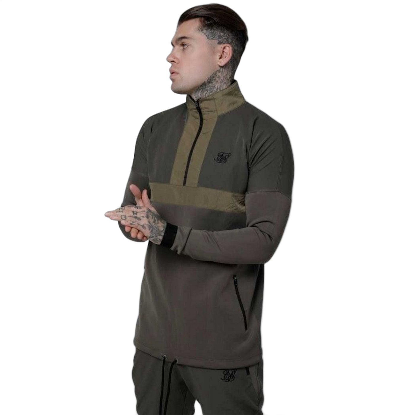 Sudadera de Chandal SikSilk Evolution Verde