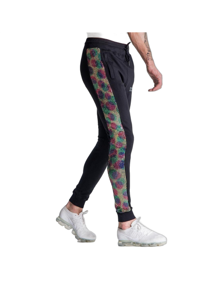 Pantalon Gianni Kavanagh con Raya Holografica Negro