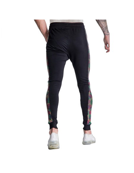 Pantalon Gianni Kavanagh con Raya Holografica Negro