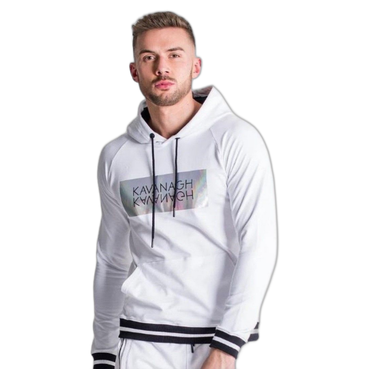 Sudadera Gianni Kavanagh Holografica GK BOX Blanco