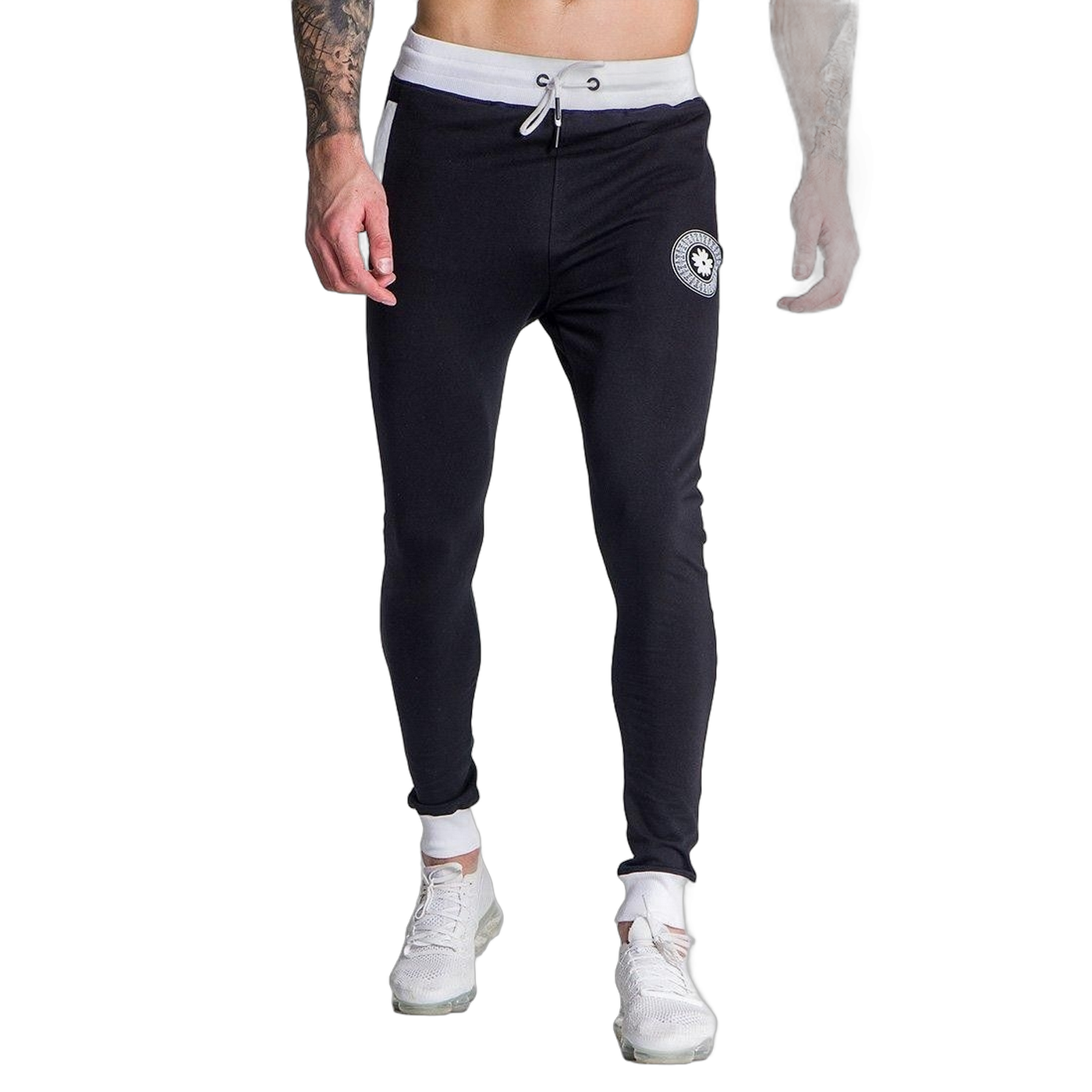 Pantalon Gianni Kavanagh con logo Mecanico Negro