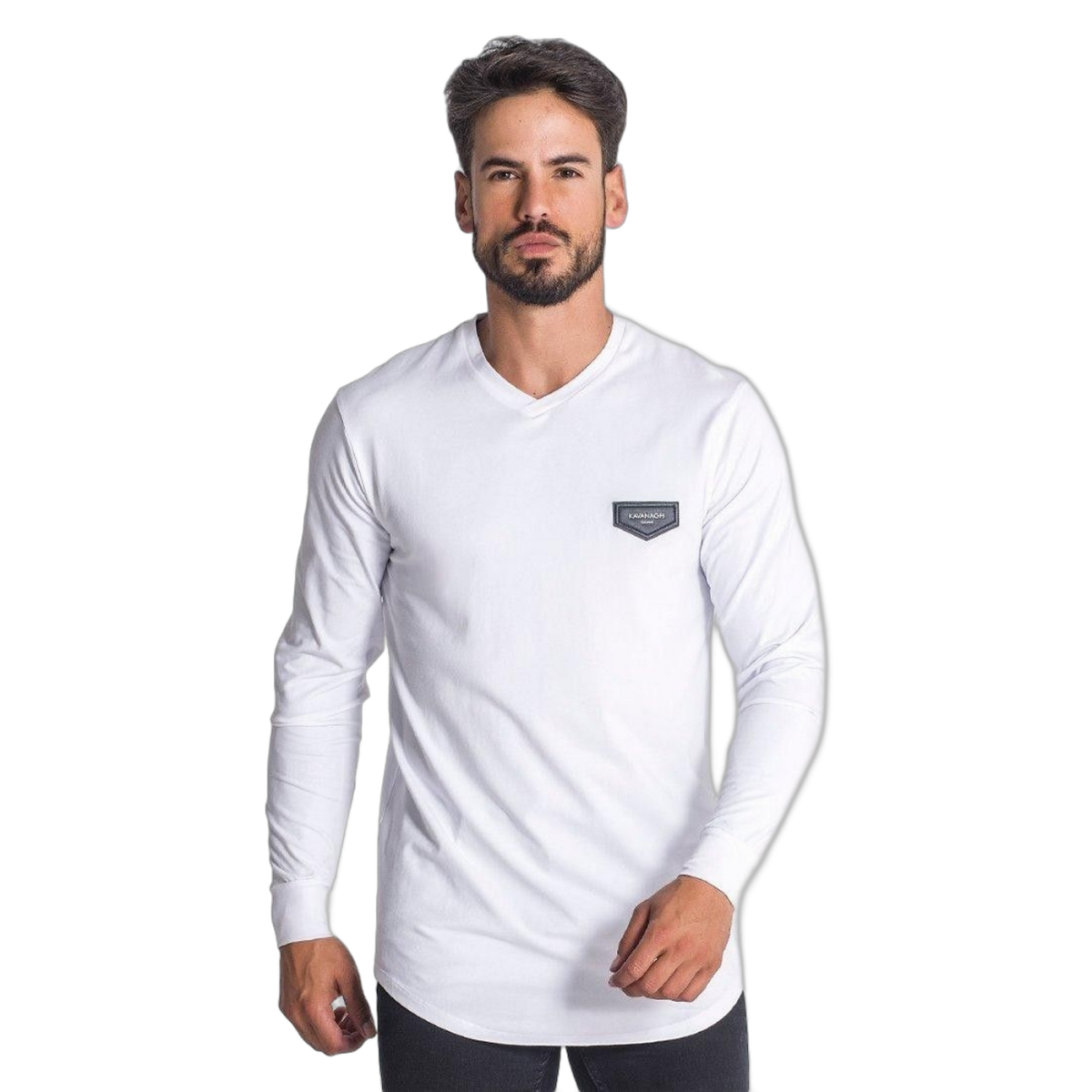 Camiseta Gianni Kavanagh Cuello V Nucleo Blanco