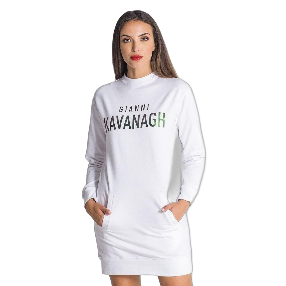 Vestido Gianni Kavanagh Mystic Reflection blanco