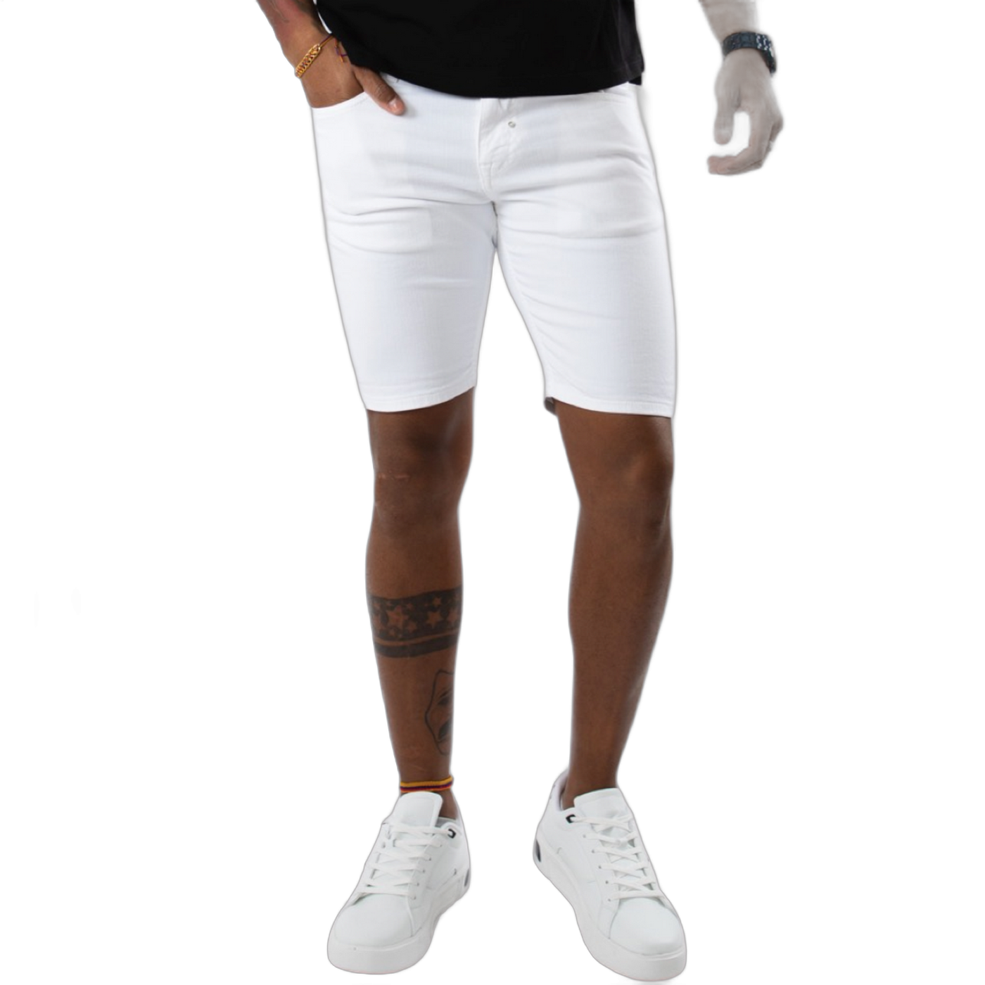 Jeans Corto Antony Morato Slim Fit Blanco