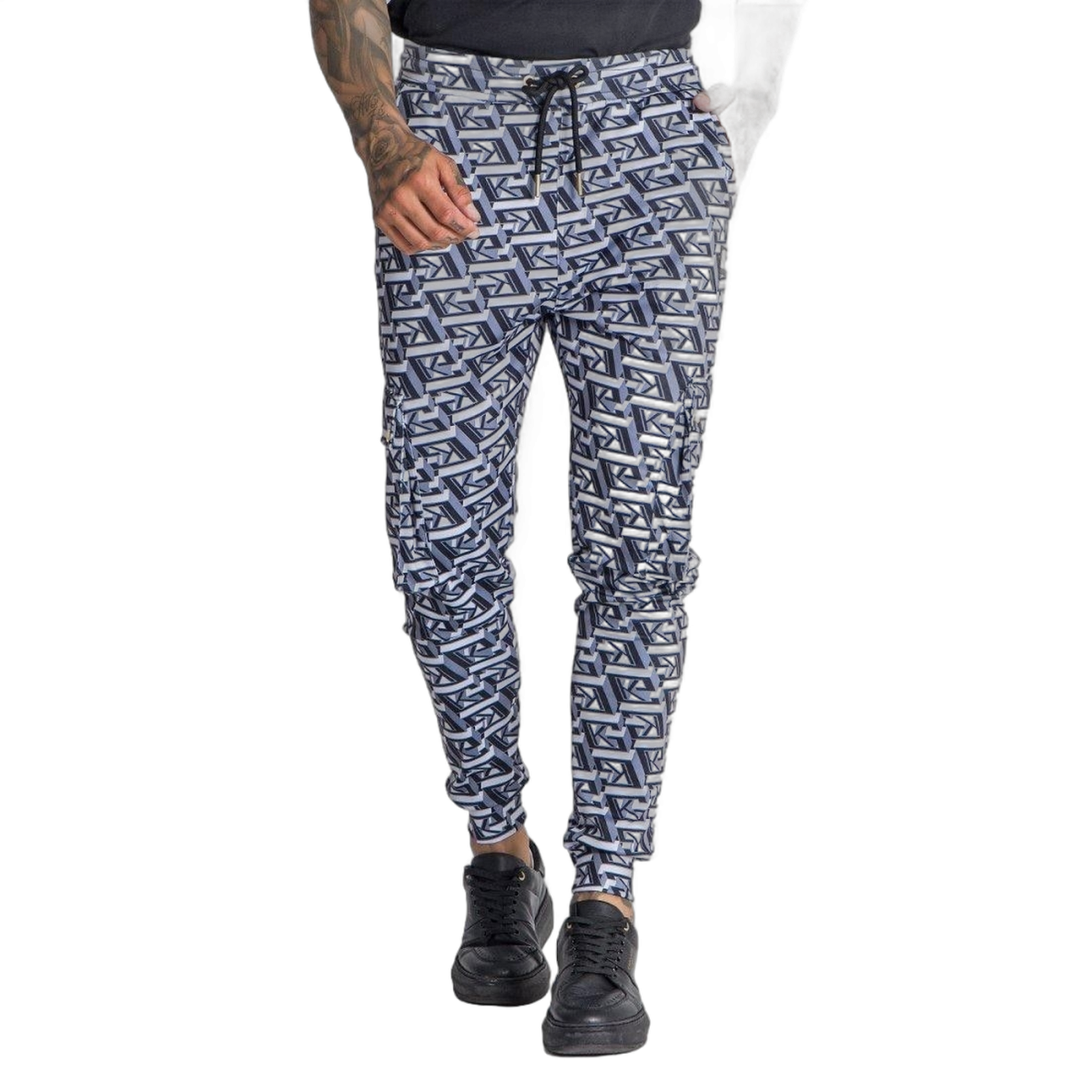 Pantalon Gianni Kavanagh Cargo Destiny Negro