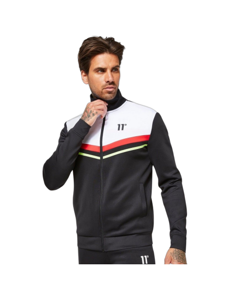 Sudadera 11 Degrees con Bloque de Color Insertado Negro 11 Degrees | Sudaderas  - Estilo urbano premium