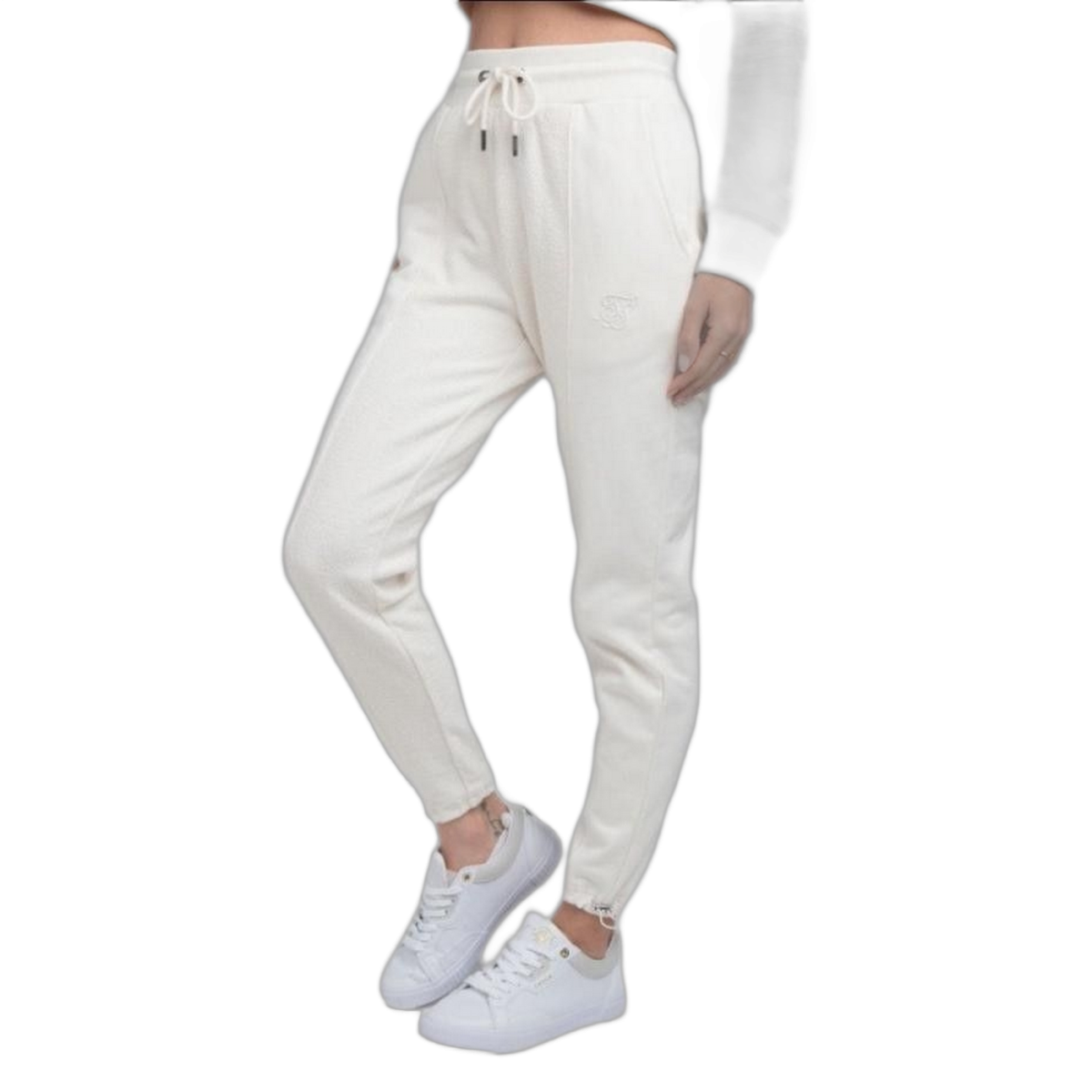 Pantalon SikSilk Half & Half Blanco