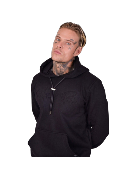 Sudadera Project X Paris Logo Relieve Negro