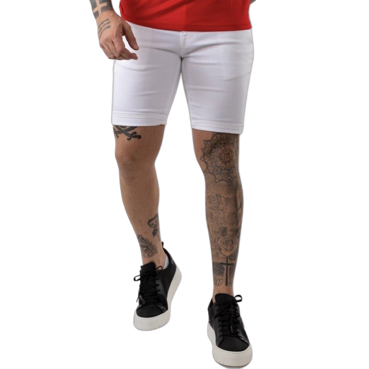 Jeans Corto Antony Morato Skinny Fit Twill Blanco Antony Morato | Short  - Estilo urbano premium