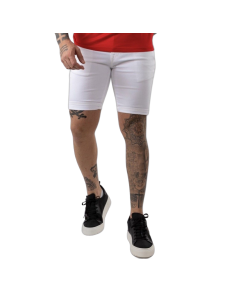 Jeans Corto Antony Morato Skinny Fit Twill Blanco Antony Morato | Short  - Estilo urbano premium