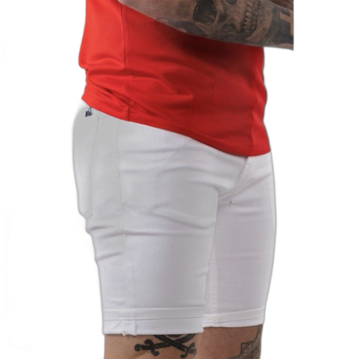 Jeans Corto Antony Morato Skinny Fit Twill Blanco Antony Morato | Short  - Estilo urbano premium 2