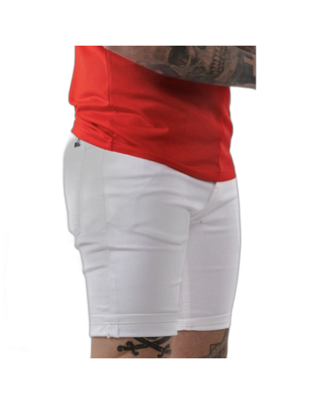 Jeans Corto Antony Morato Skinny Fit Twill Blanco Antony Morato | Short  - Estilo urbano premium