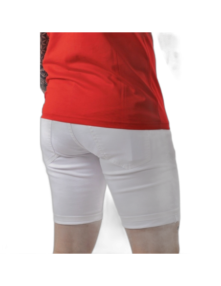 Jeans Corto Antony Morato Skinny Fit Twill Blanco Antony Morato | Short  - Estilo urbano premium