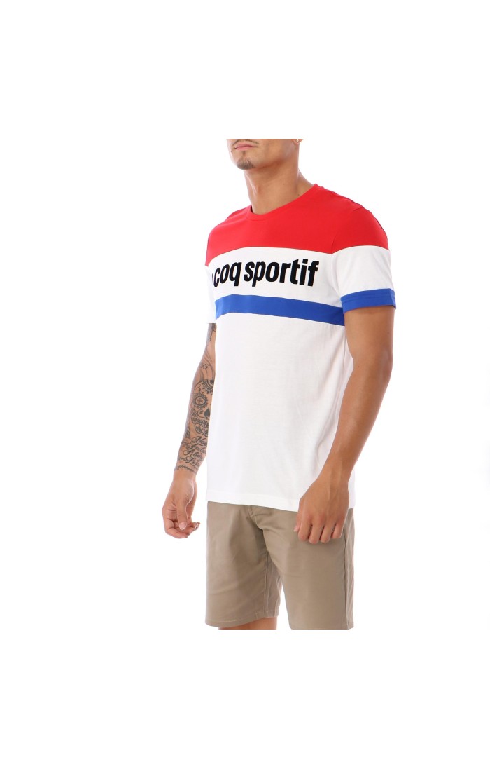 t shirt le coq sportif beige