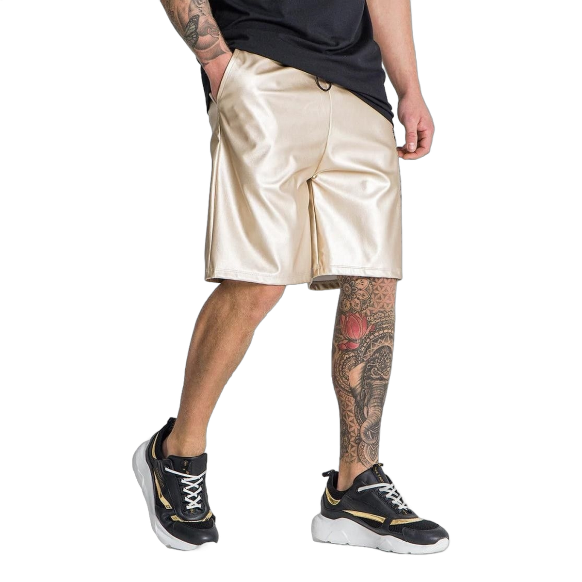 Short Gianni Kavanagh Rebellion Oro Gianni Kavanagh | Short  - Estilo urbano premium 2