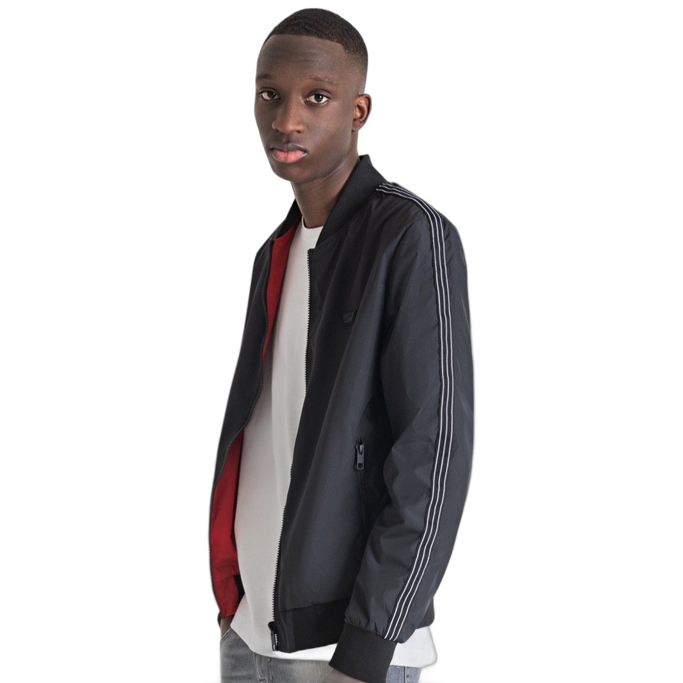 Chaqueta Antony Morato Reversible con Cinta Sport Negro