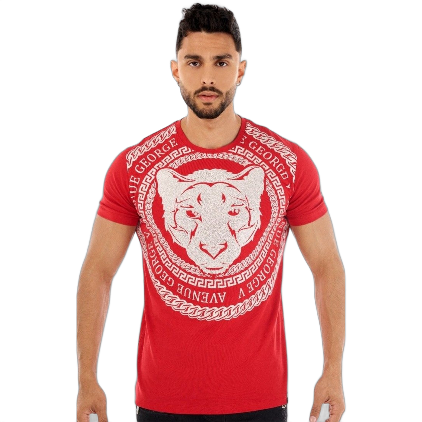 Camiseta George V Paris Pantera GV Brillante Rojo