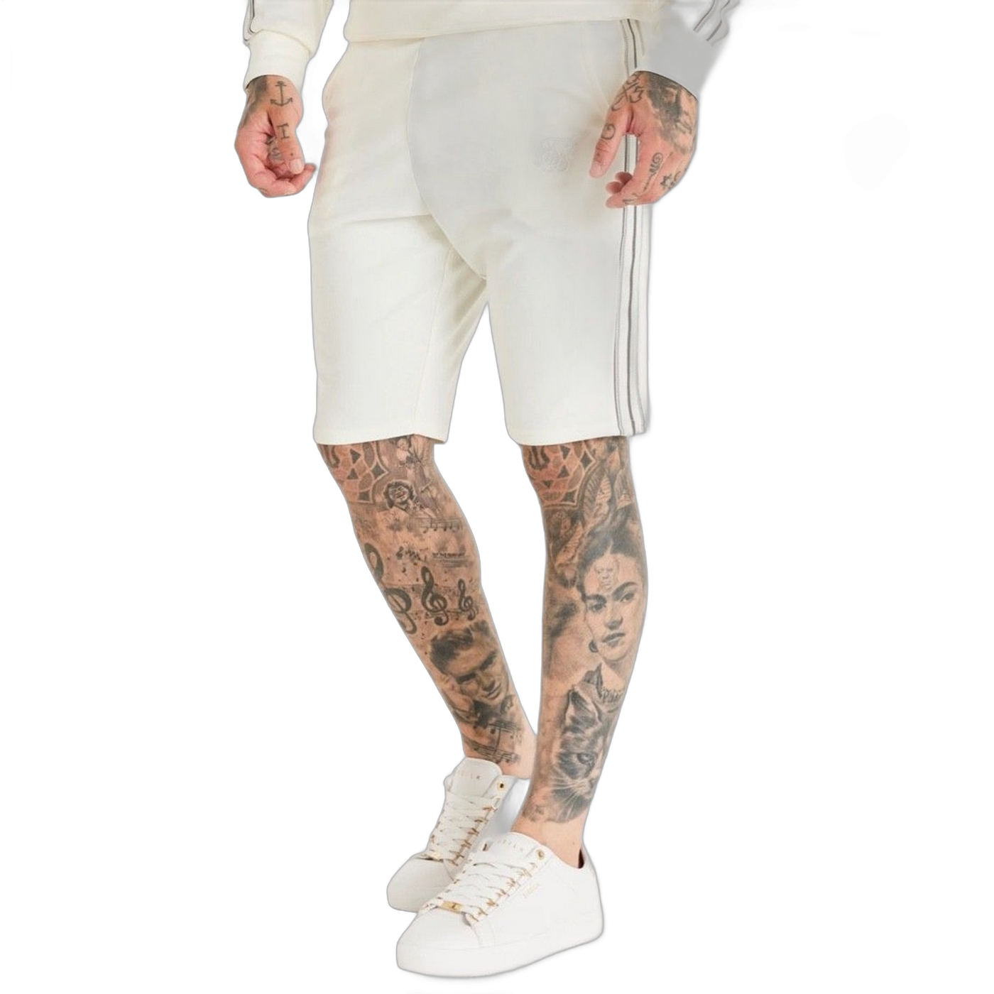 Pantalon SikSilk Ecru Tonal Blanco