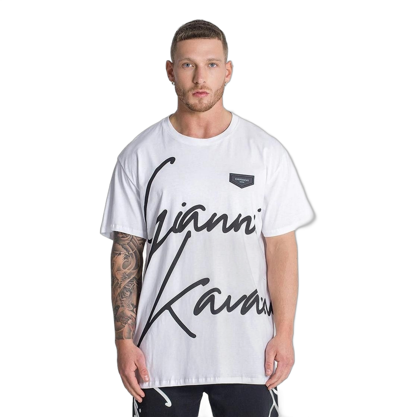 Camiseta Gianni Kavanagh Oversized Blanco