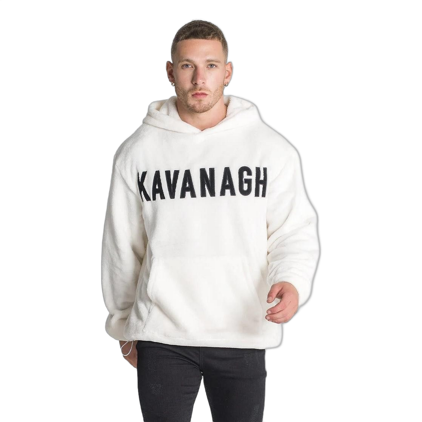 Sudadera Gianni Kavanagh Con Capucha Sherpa Chicago Blanco