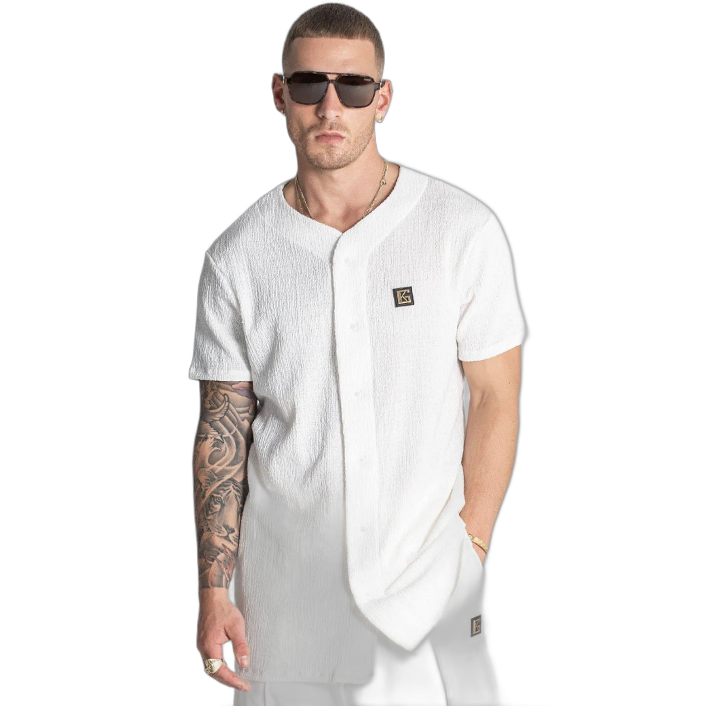 Camisa Gianni Kavanagh de Beisbol Resort Blanco