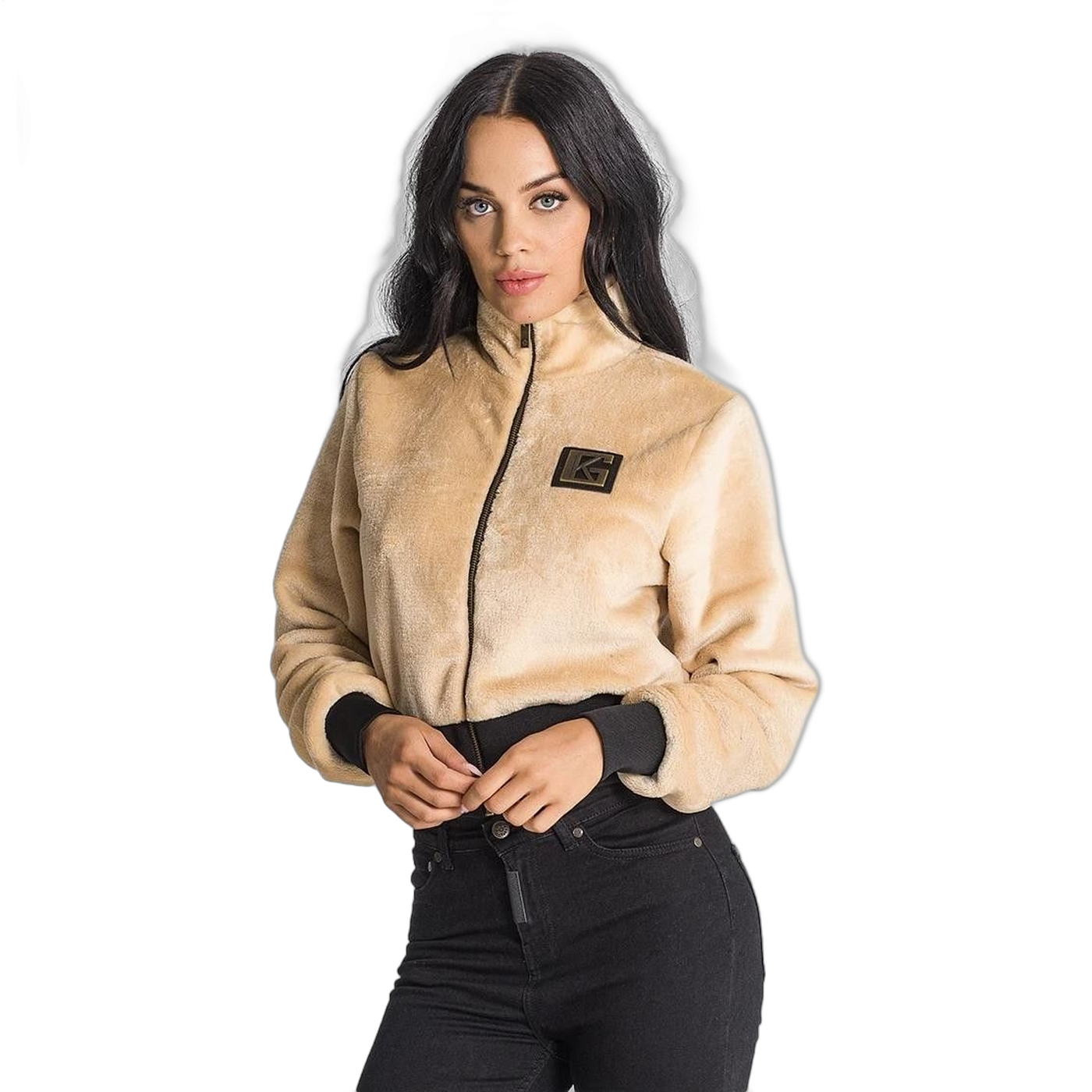 Chaqueta Gianni Kavanagh Sherpa GK Iron Beige