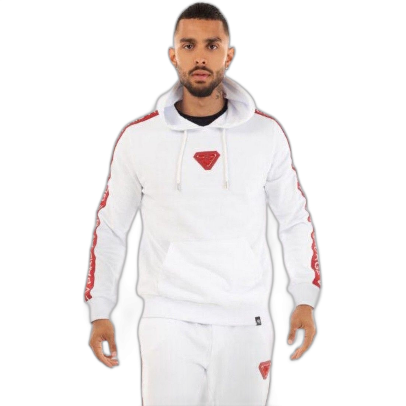 Chandal Completo George V Paris Bicolor Blanco y Rojo