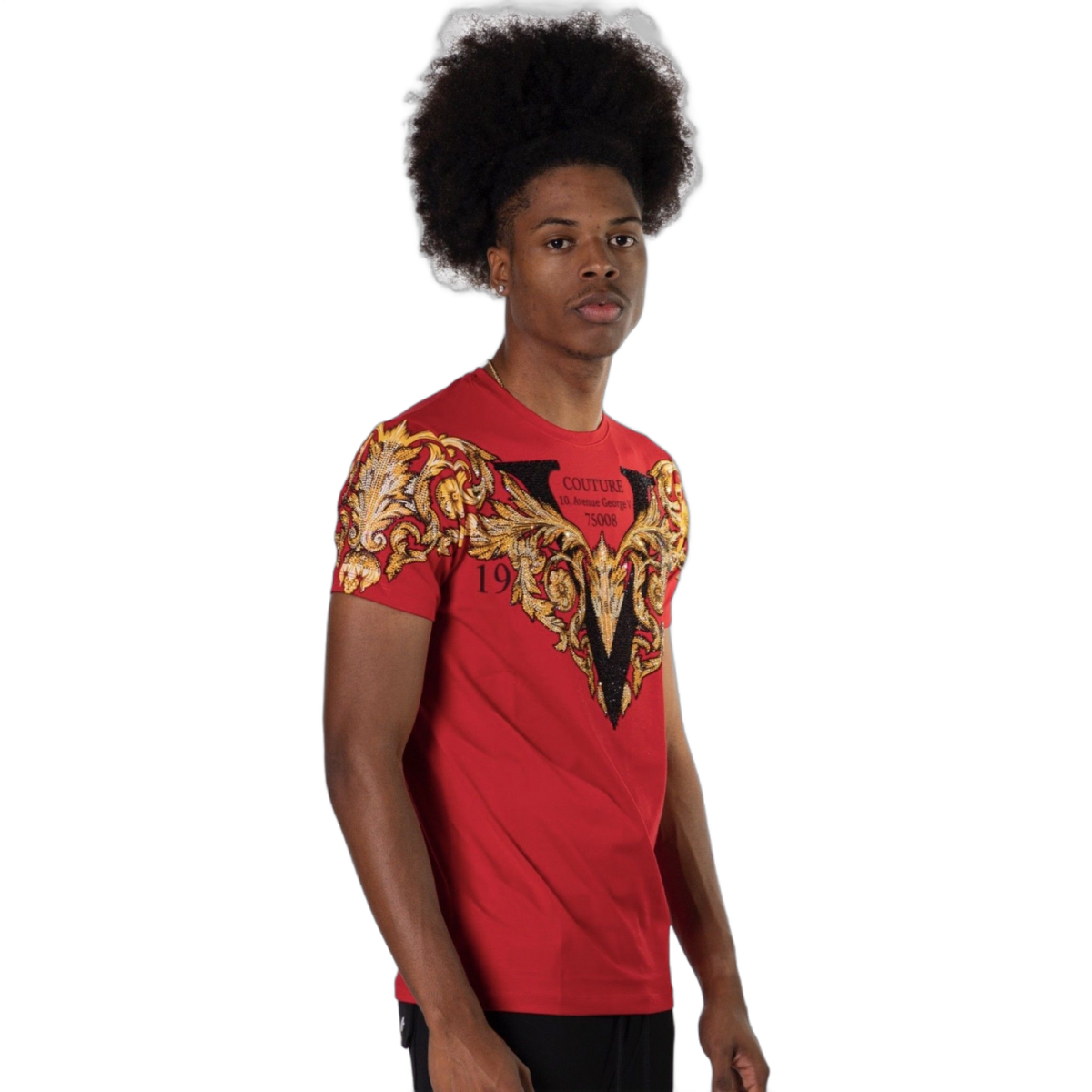 Camiseta George V Paris Barroco GV Rojo