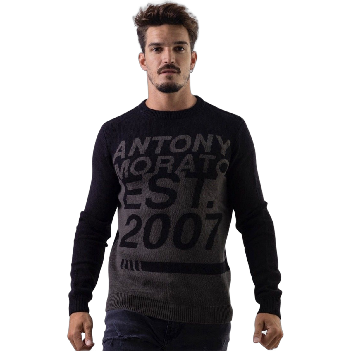 Jersey Antony Morato London Logo Estampado Negro