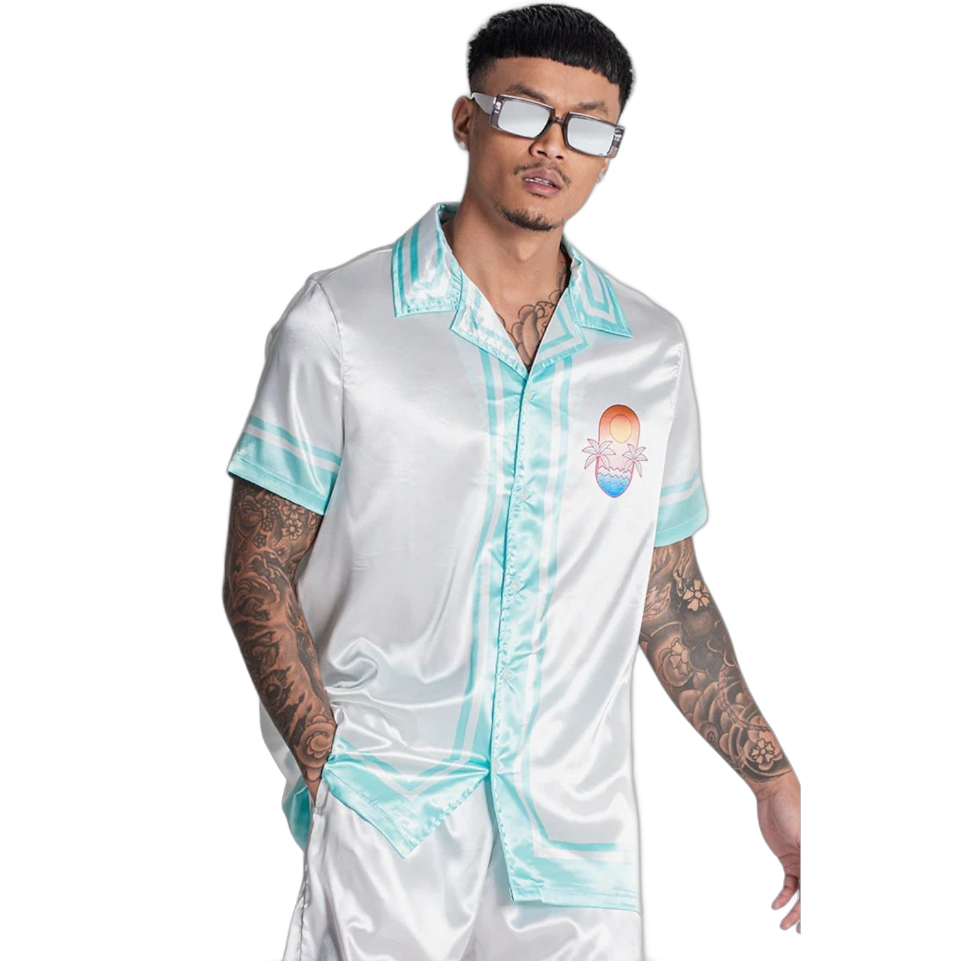 Camisa Gianni Kavanagh Tropicana Verde