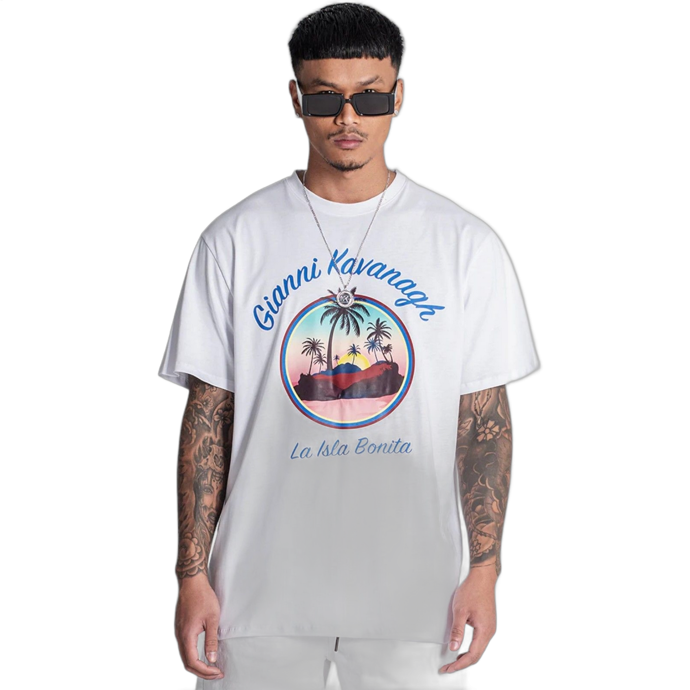 Camiseta Gianni Kavanagh Oversize Isla Bonita Blanco