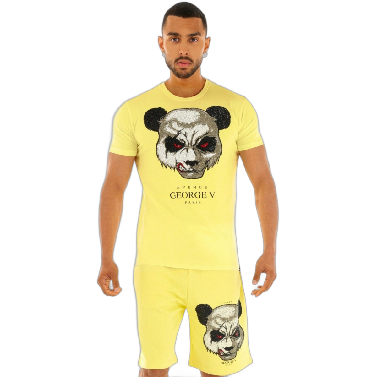 Conjunto George V Paris Cabeza Oso Killer Amarillo