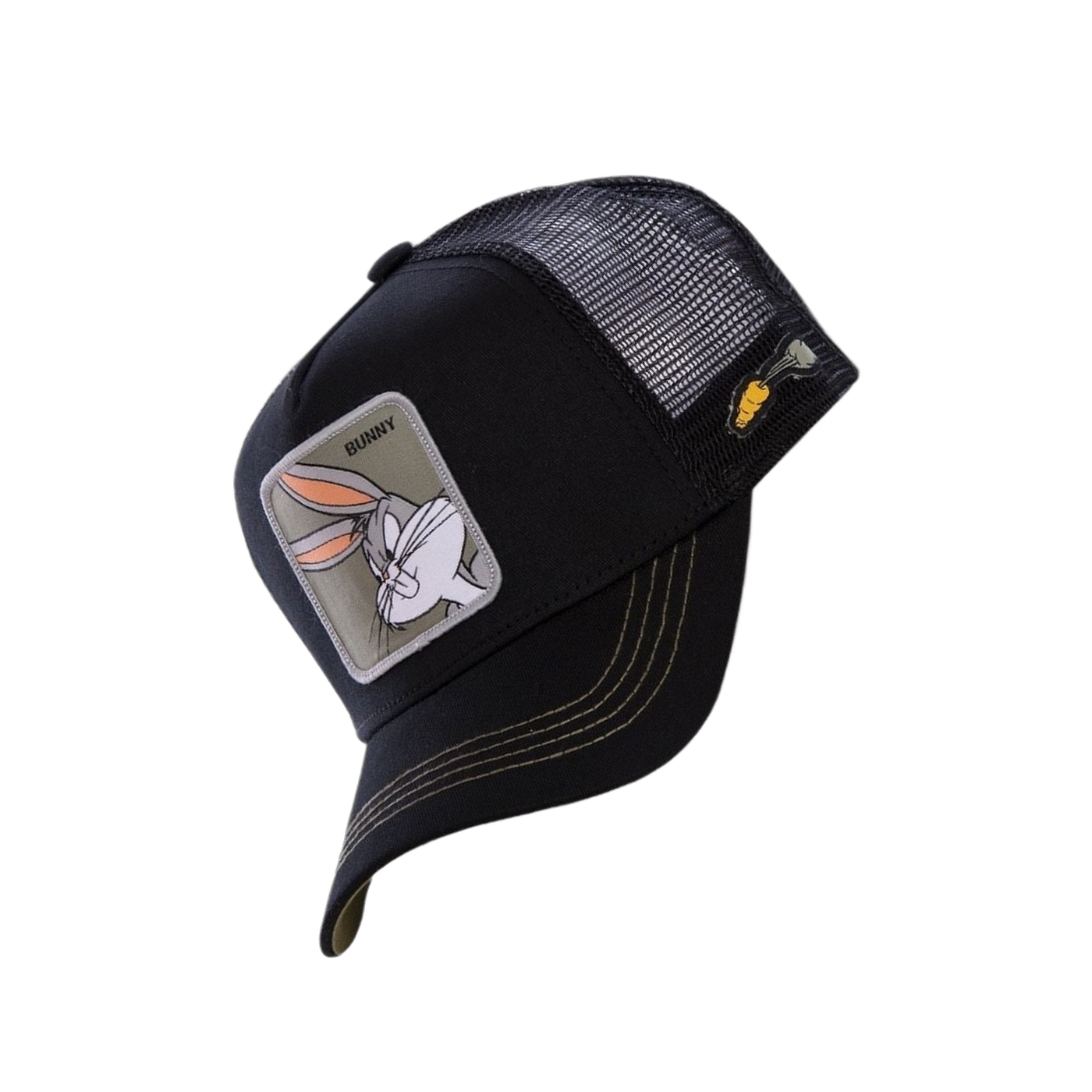 Gorra Capslab Bugs Bunny Looney Tunes Negro