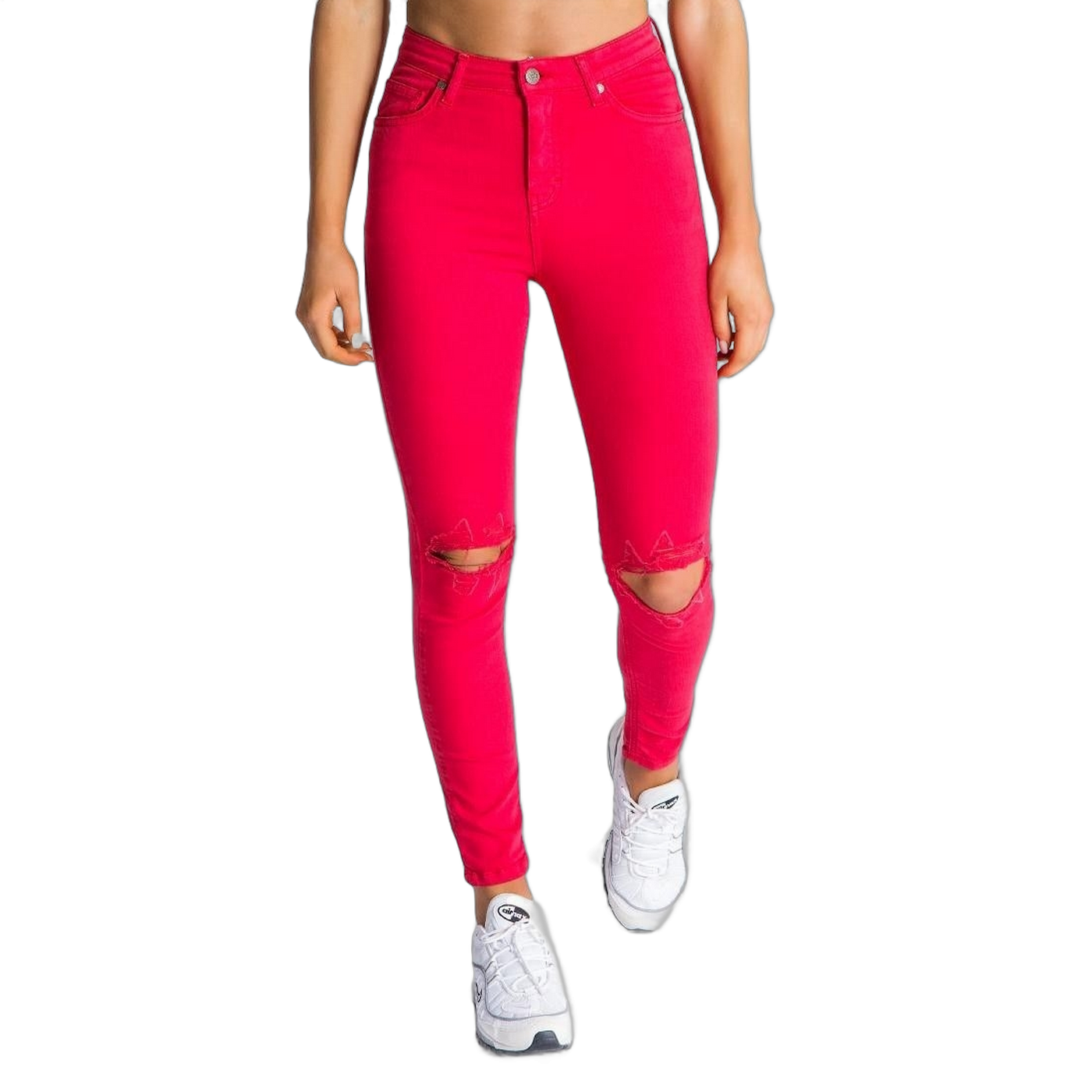 Jeans Gianni Kavanagh Rojo Rasgado