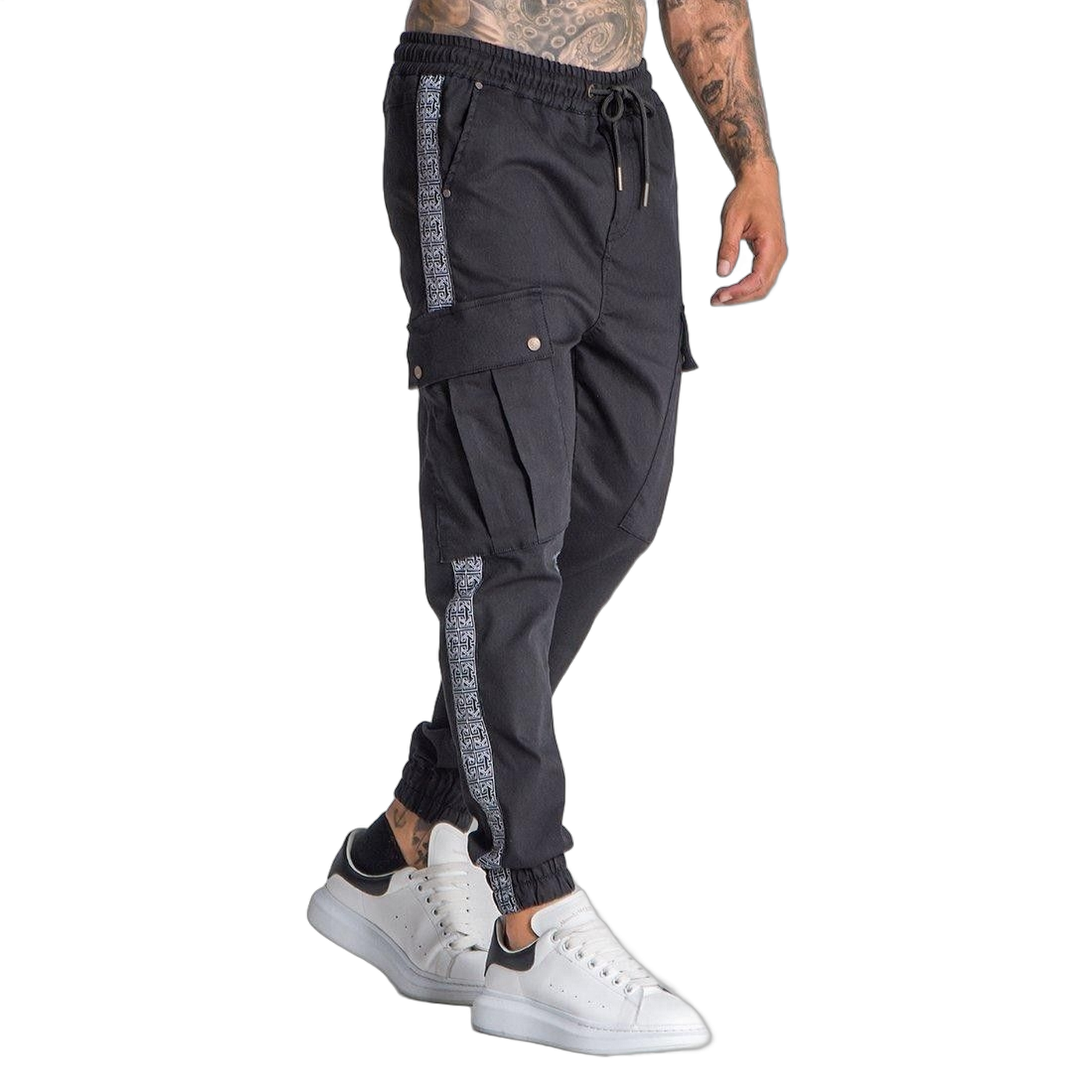 Pantalon Gianni Kavanagh Cargo Off Limist Negro