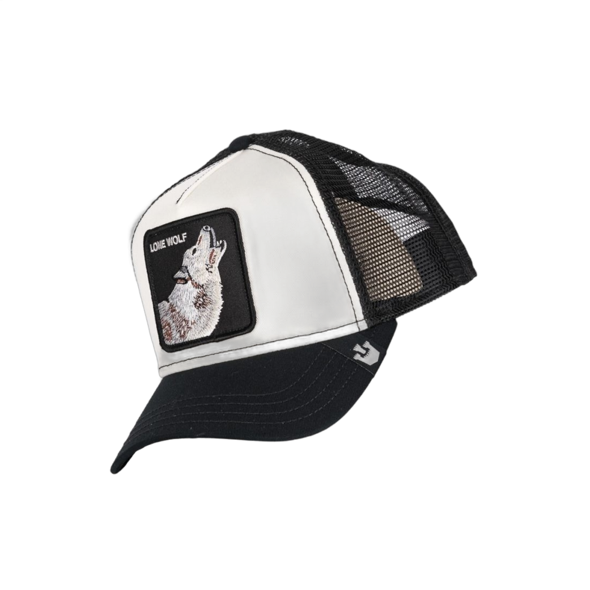 Gorra Goorin Bros Lone Wolf Negro y Blanco